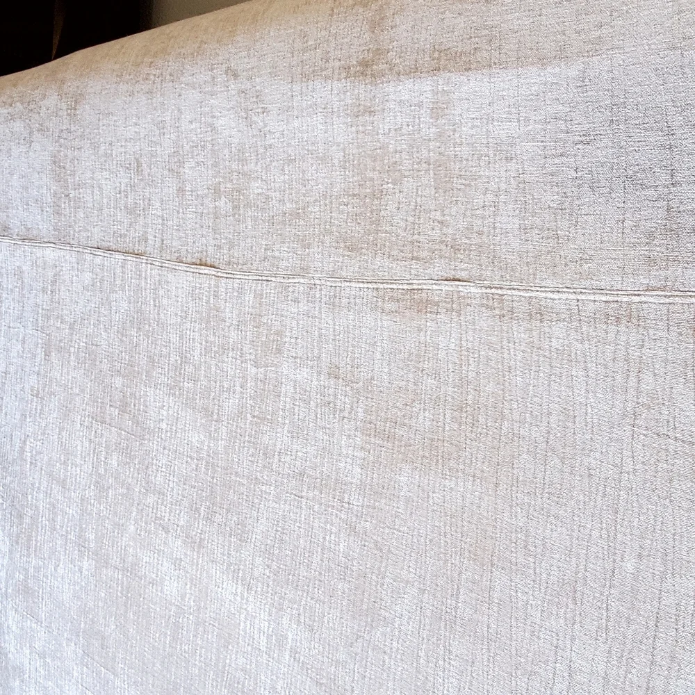 West Elm Luxurious Taupe Chenille King Duvet Cover, 108